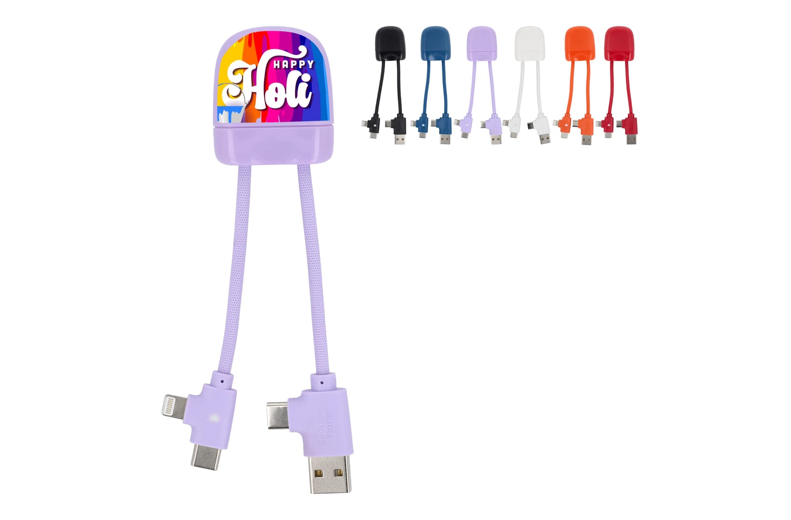 Xoopar ICE-B Multi Oplaadkabel bedrukken met logo