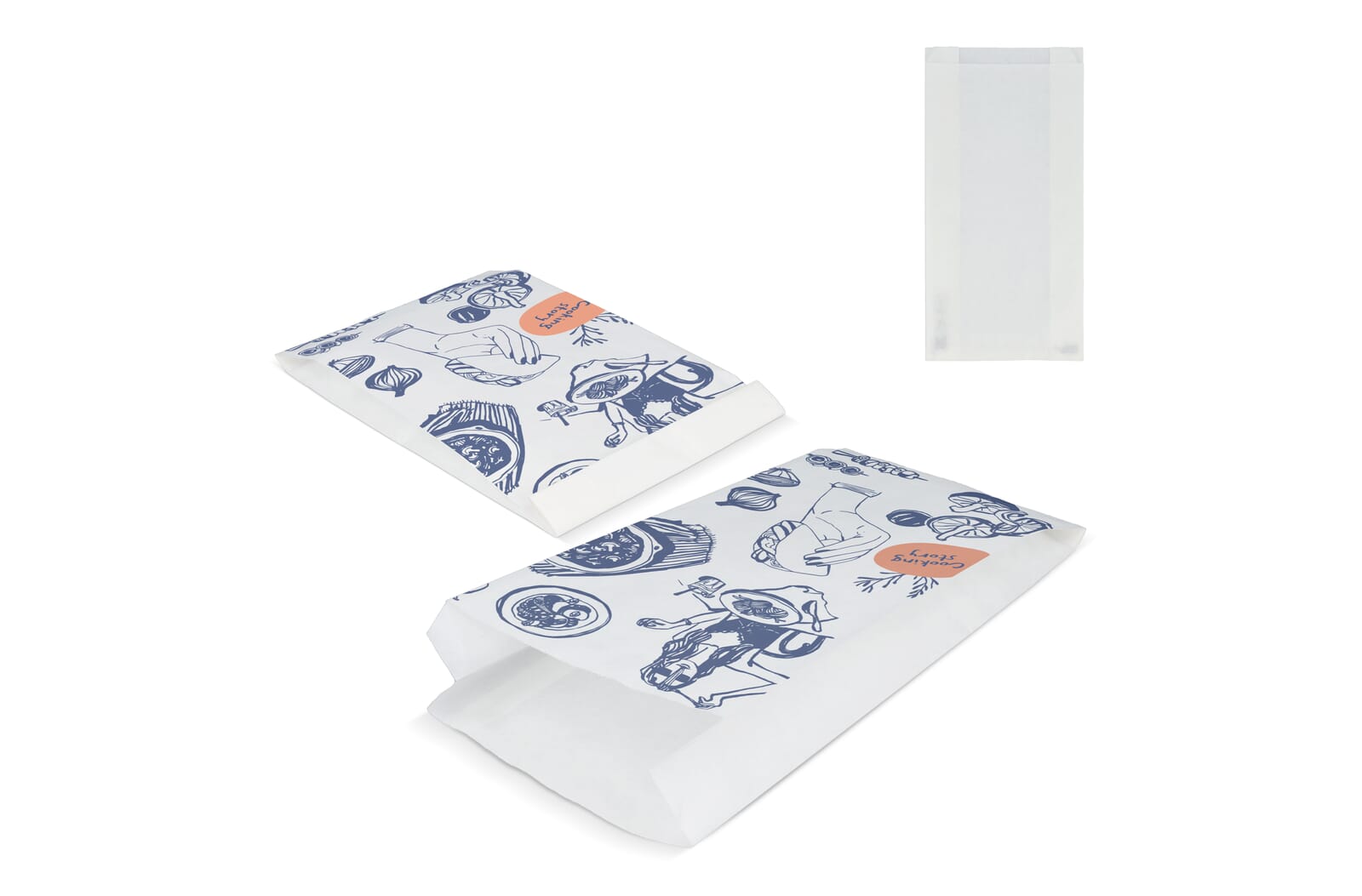 Papieren zak 50g/m² 15 x 7 x 36cm bedrukken met logo