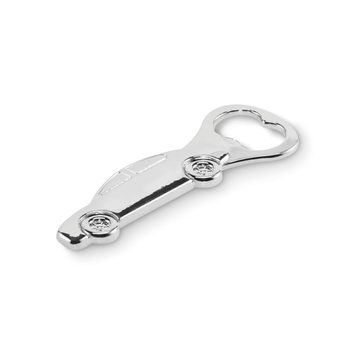 Flesopener in autovorm bedrukken met logo