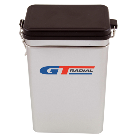 Vooraadblik met gemende dropjes bedrukken met logo