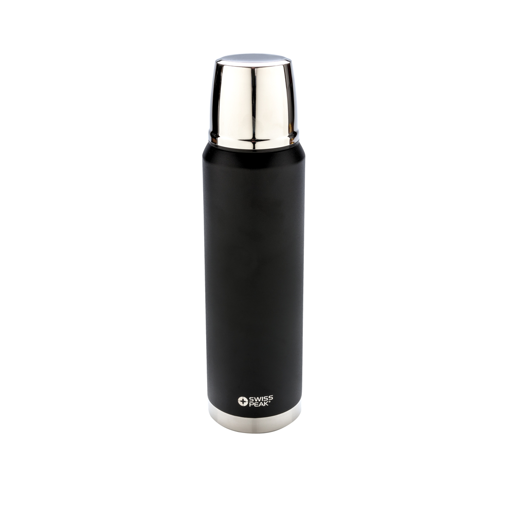 Swiss Peak Elite 1L copper vacuüm fles bedrukken met logo