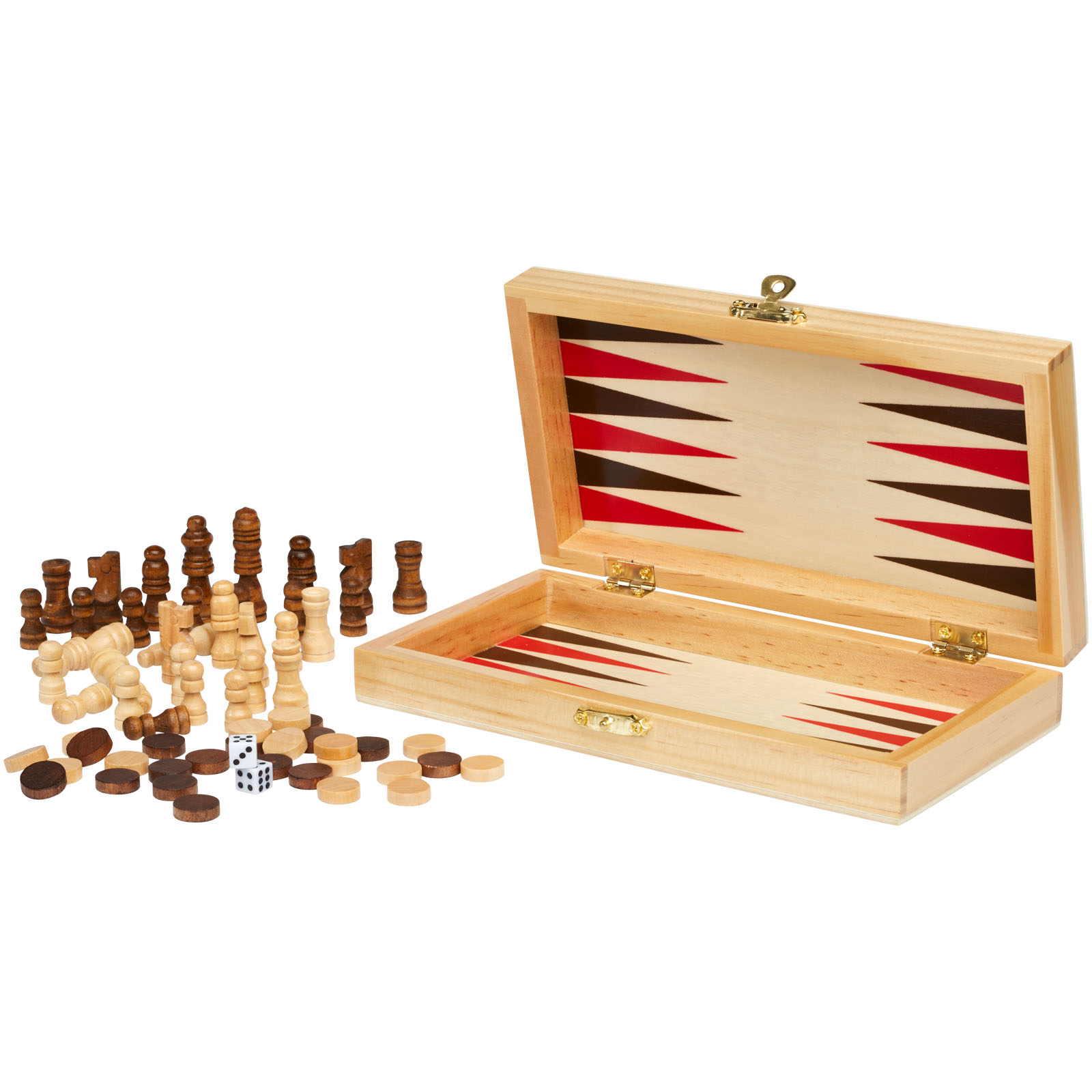 Ada 3-in-1 houten spellenset bedrukken met logo