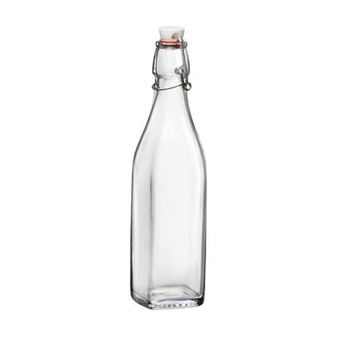 Beugelfles Vierkant Swing 0,5 liter bedrukken met logo