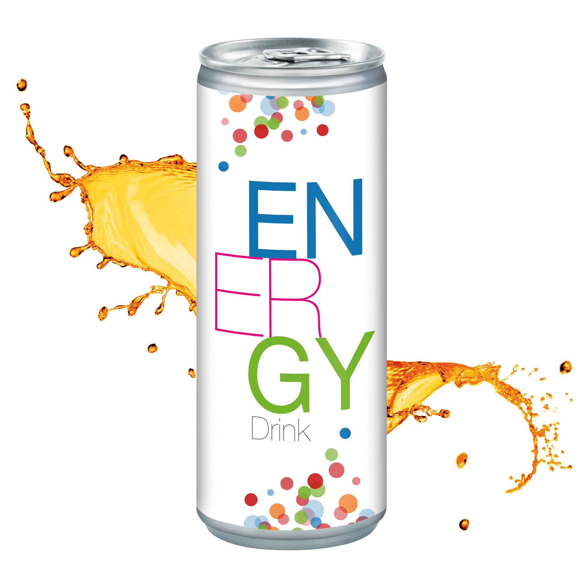 Energy Drink The Powerful bedrukken met logo