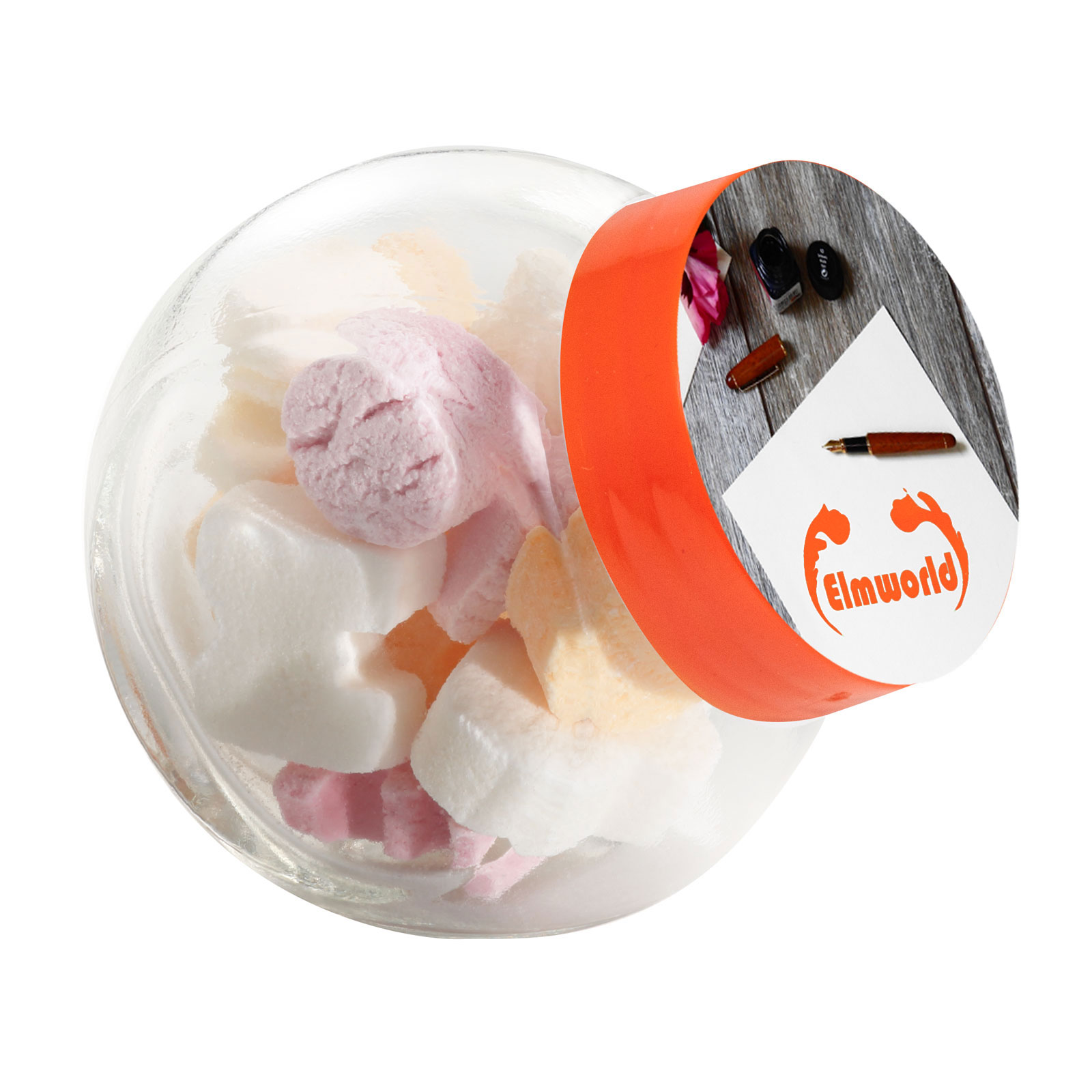 Micro glazen potje bedrukken met logo