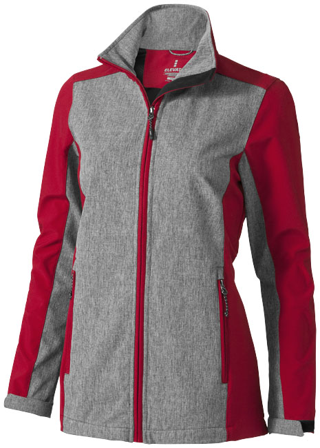Vesper dames softshell jack bedrukken met logo