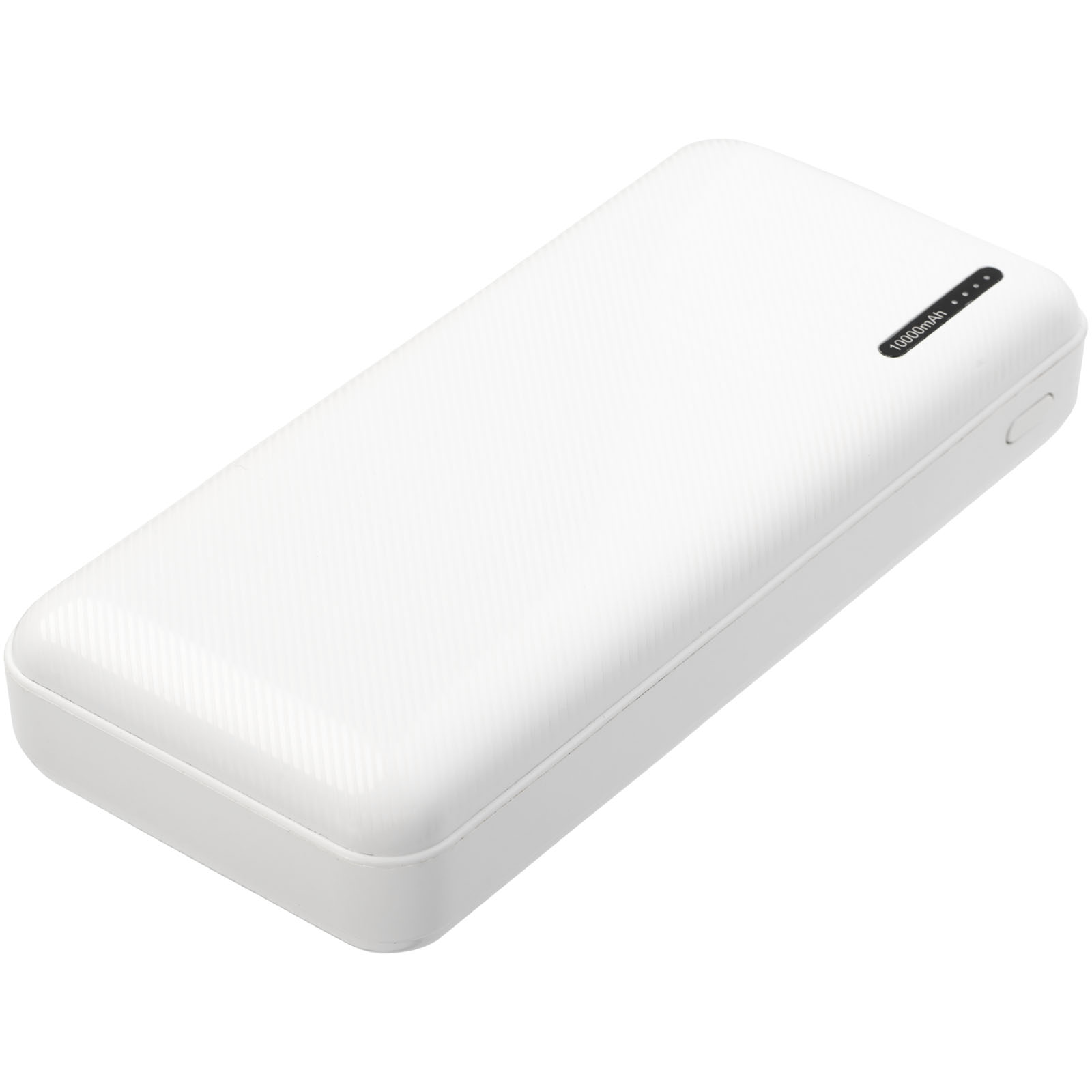 Compress 10.000 mAh powerbank met hoge dichtheid bedrukken met logo