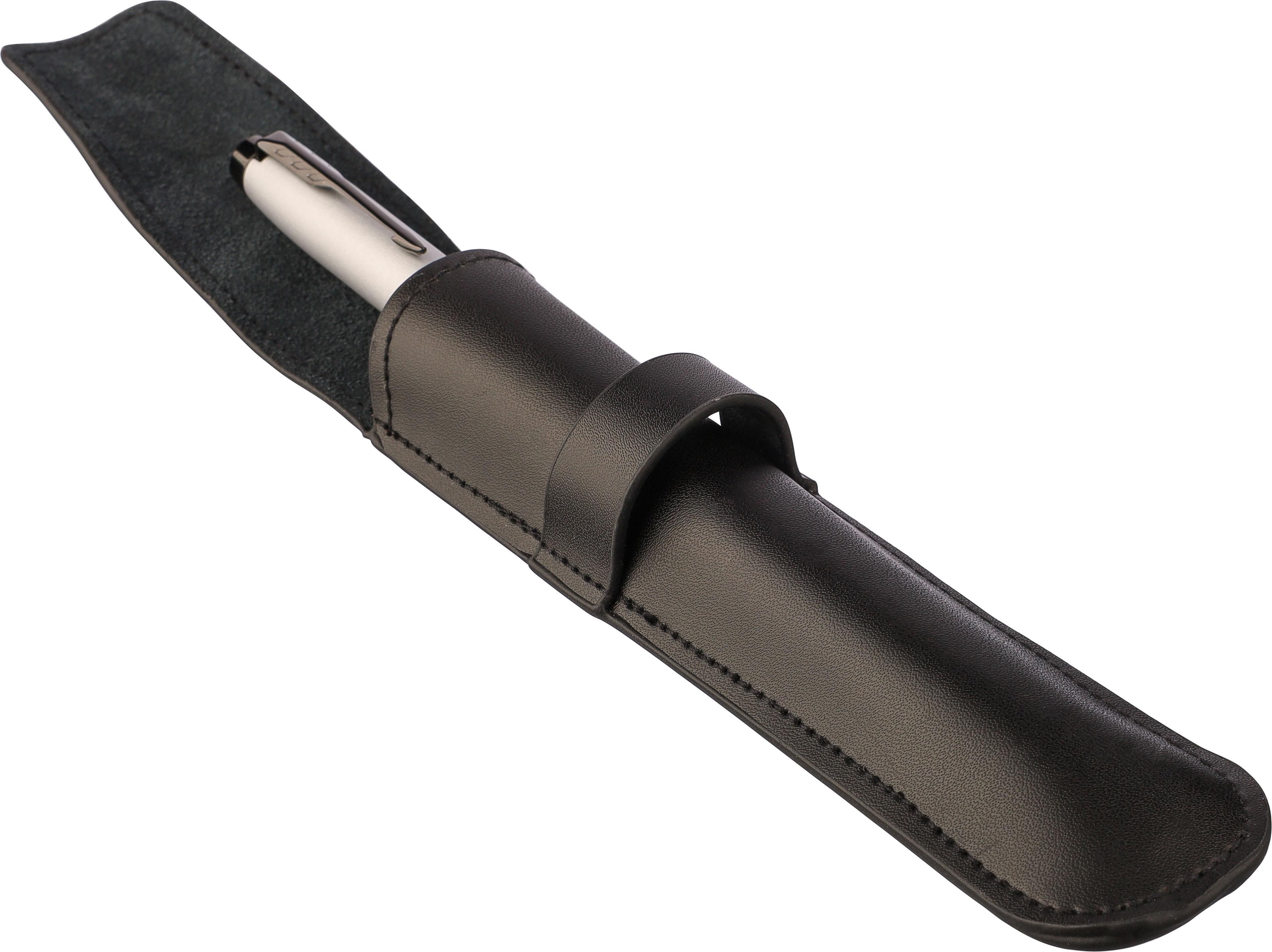 Leren pennenetui Nadir bedrukken met logo