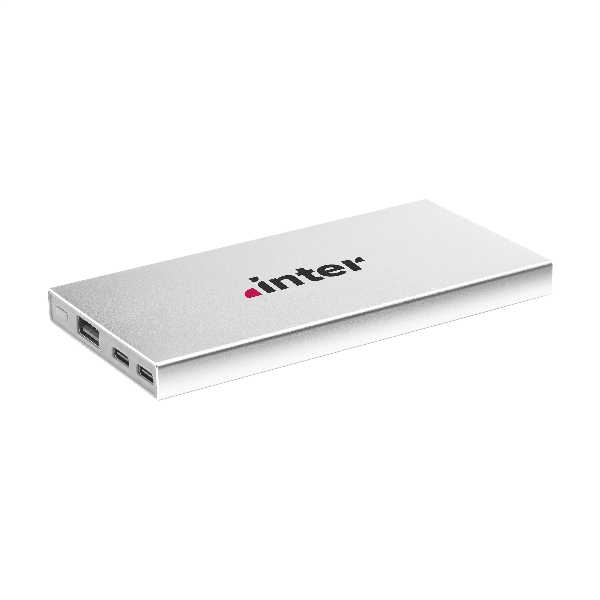 Tecco GRS Recycled Alu Powerbank 5000 externe oplader bedrukken met logo