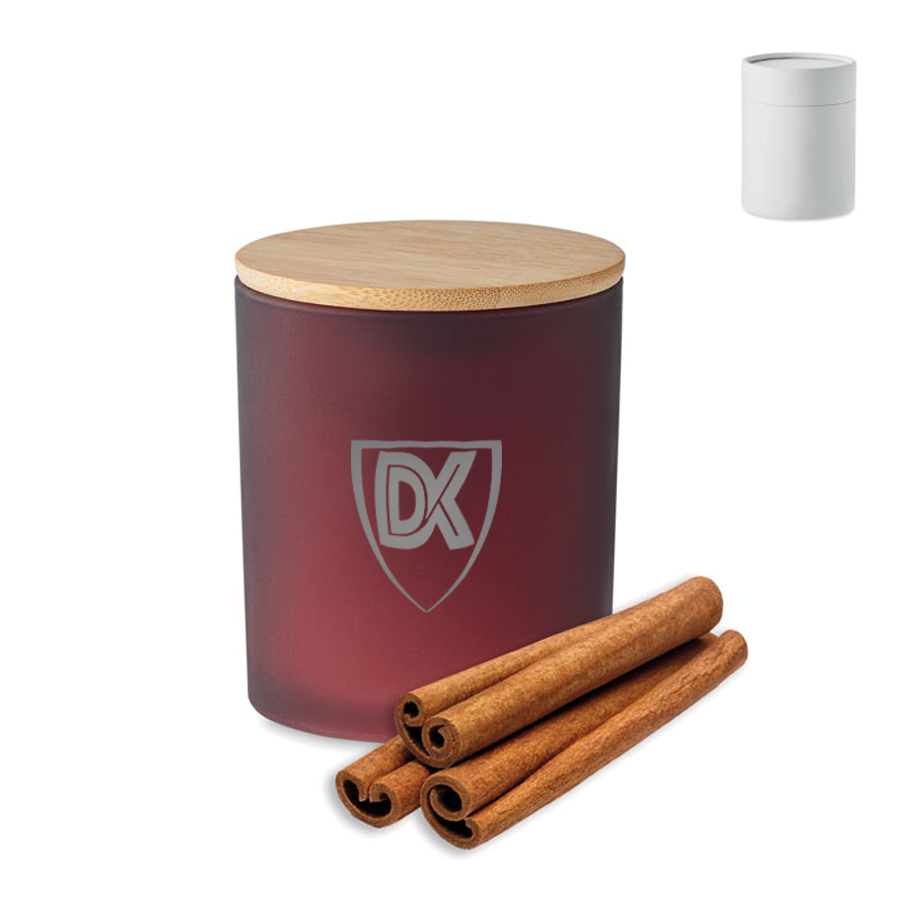 Chavey Plantaardige waskaars 120 gr bedrukken met logo