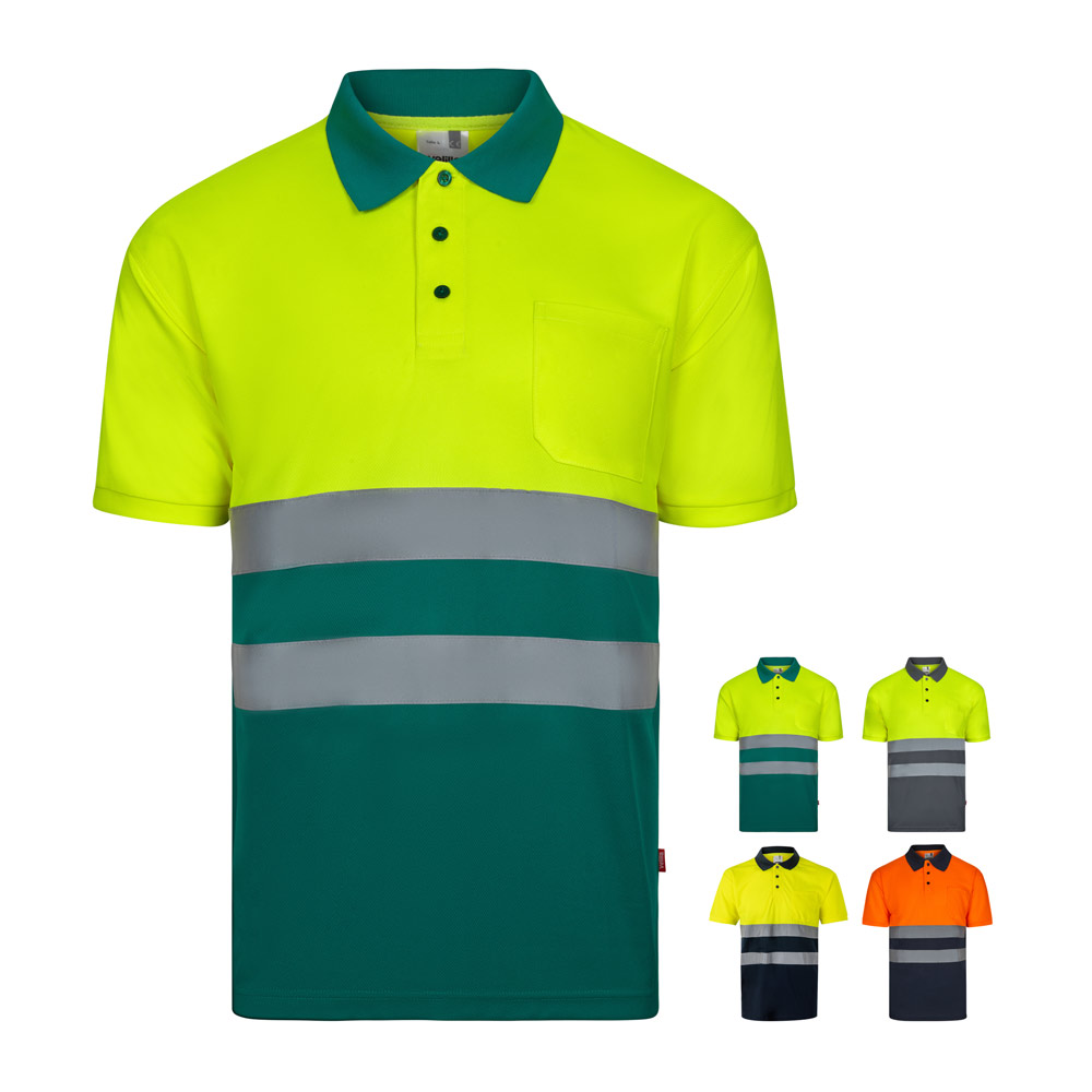 Bird-eye 100% polyester poloshirt (140 g/m²) bedrukken met logo