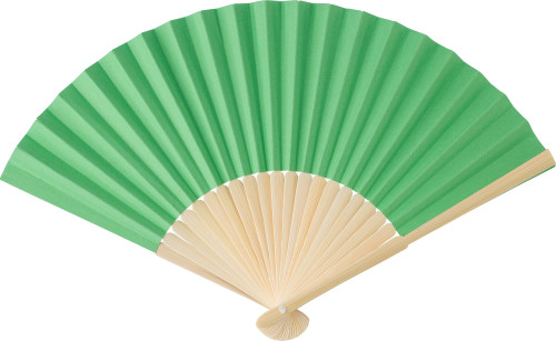 Bamboe handwaaier Elio bedrukken met logo