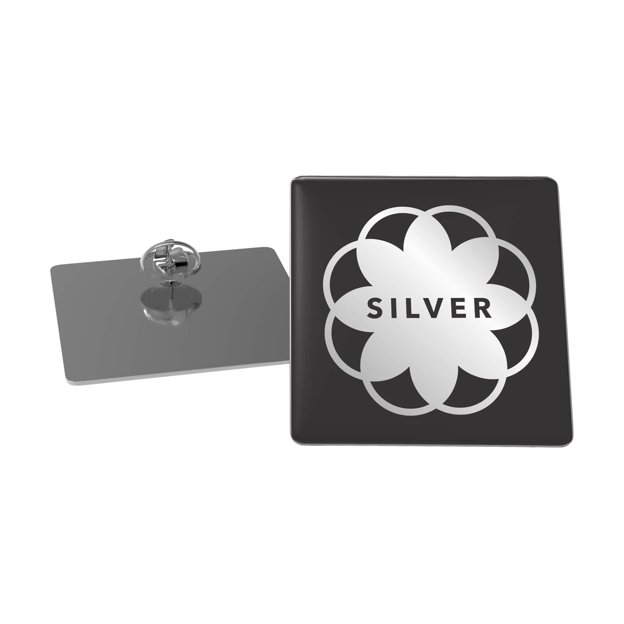 Pin Slim, Square, 35 mm bedrukken met logo