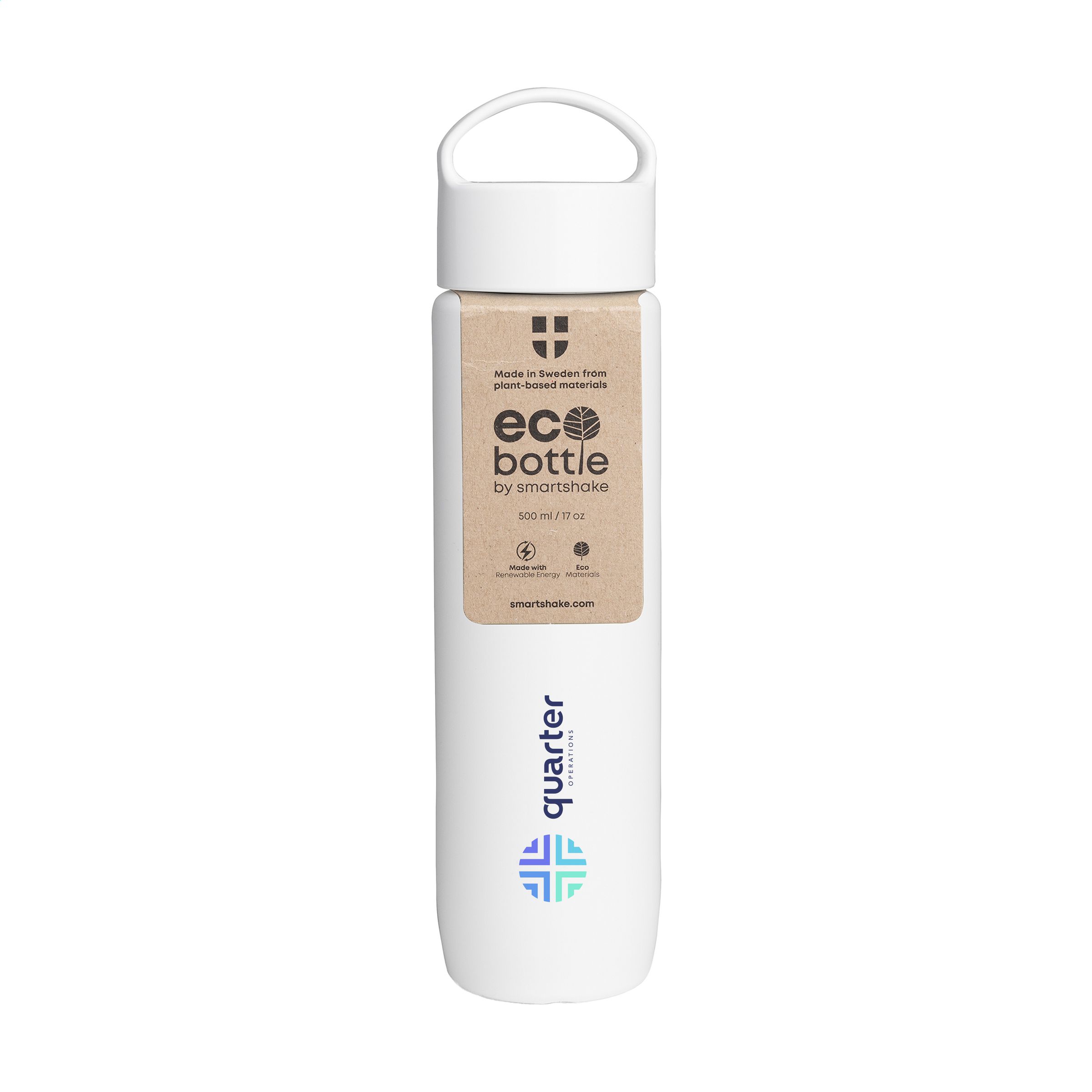 EcoBottle Slim 450 ml plant based - made in EU bedrukken met logo