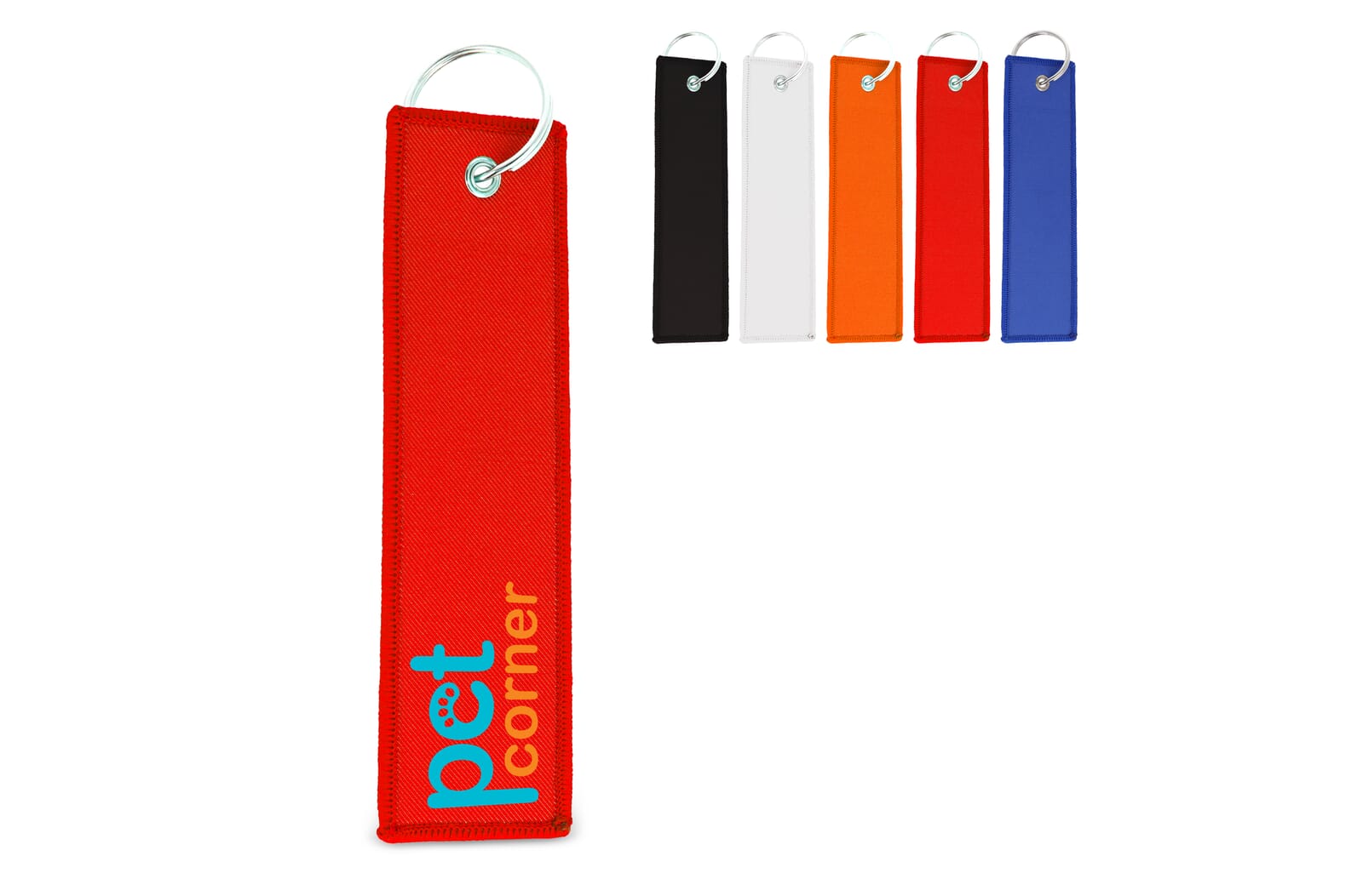 Flight tag met sleutelhanger bedrukken met logo
