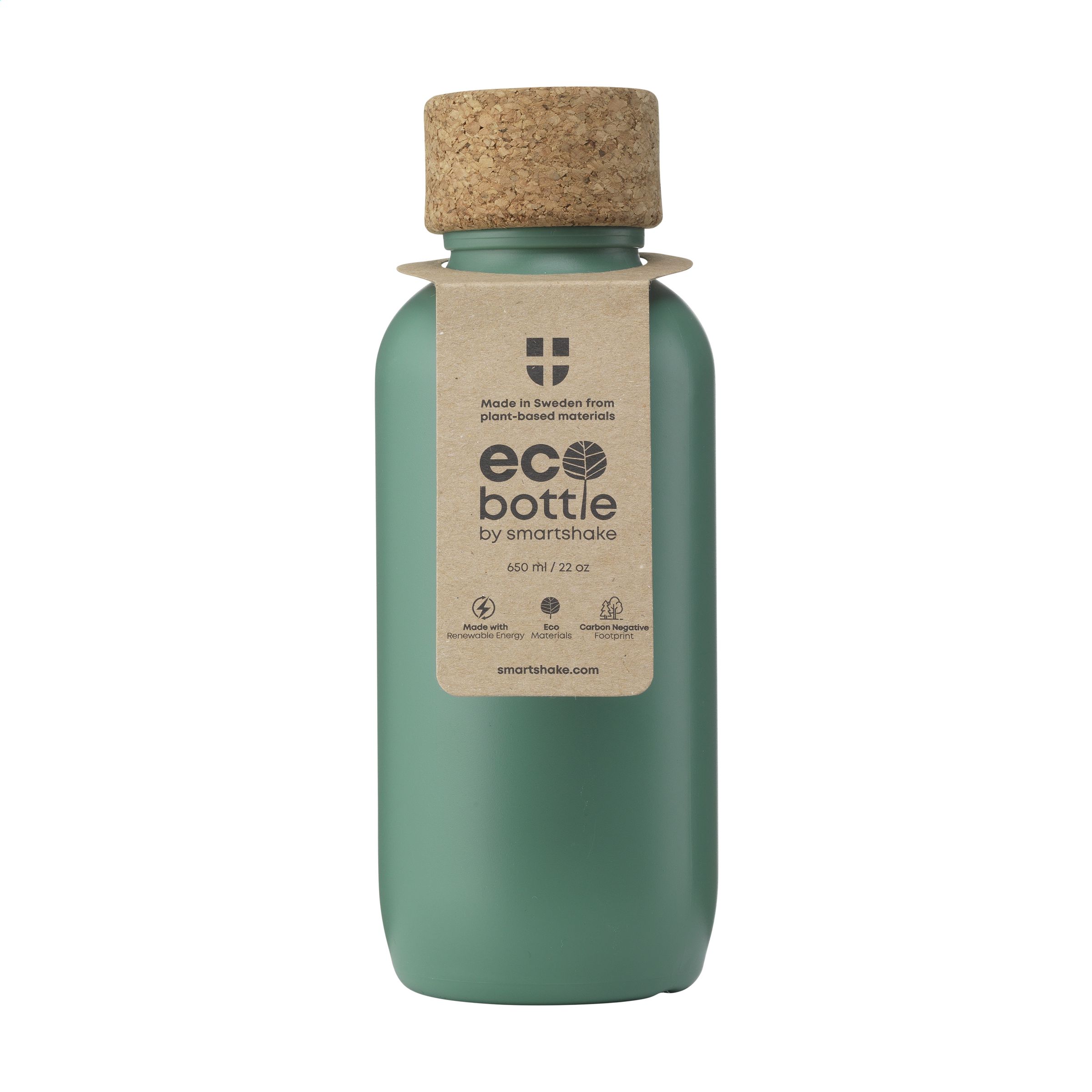 Splork Bottle 650 ml plant based - made in EU bedrukken met logo