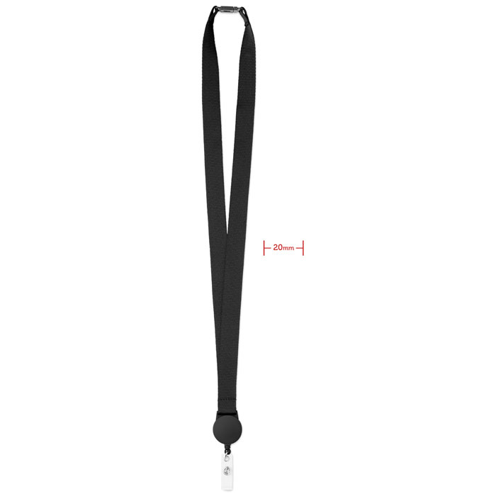 Lanyard met badgehouder (2 cm) bedrukken met logo