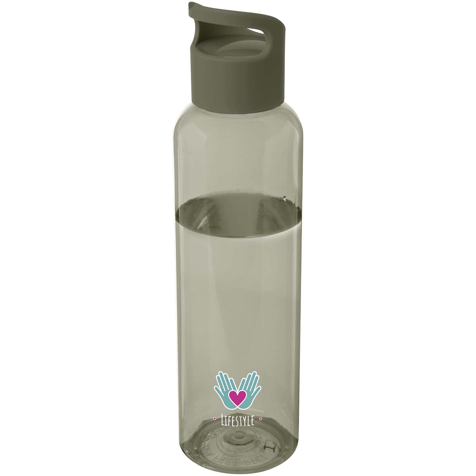 Sky 650 ml waterfles van gerecycled plastic bedrukken met logo