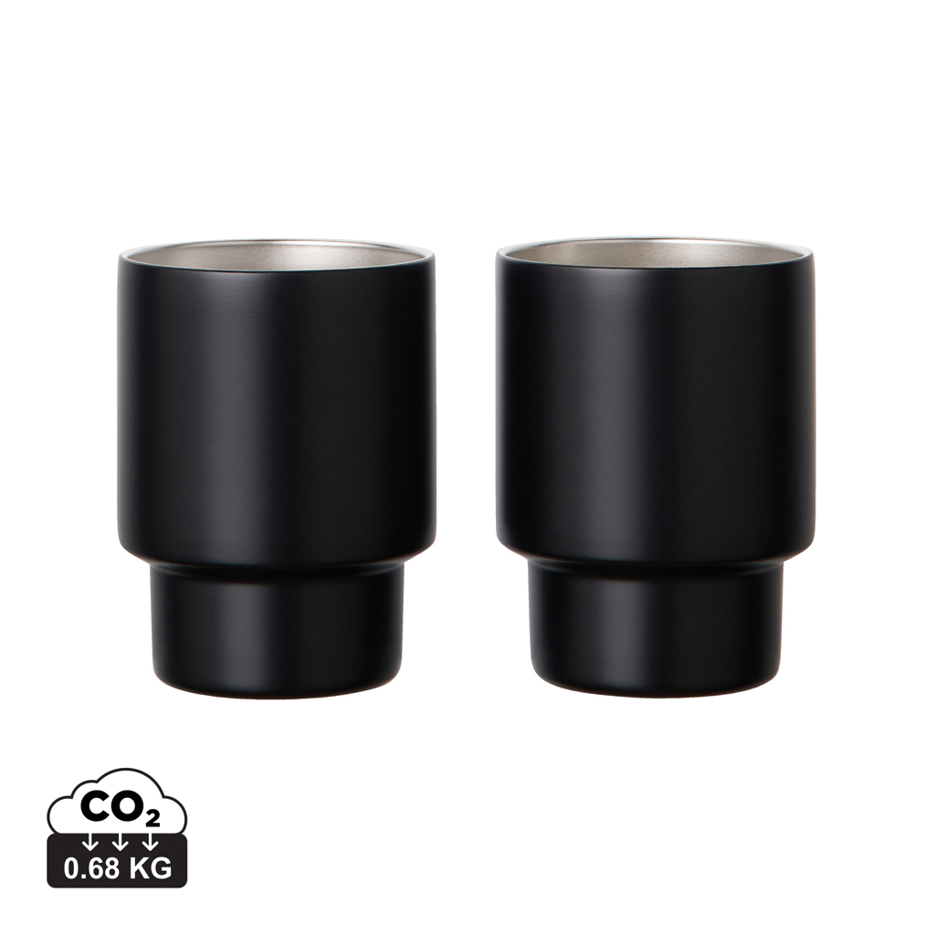 VINGA Nagano drt vsn 2 RCS  recycled RVS bekers bedrukken met logo