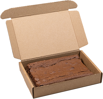 Brievenbus Brownie ½ bedrukken met logo
