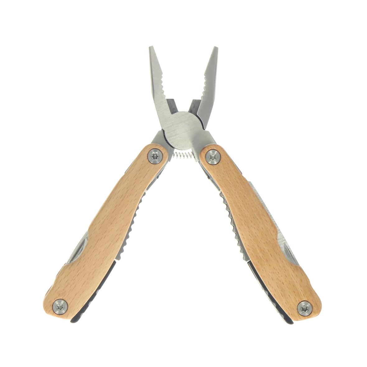 Scouter Multitool Hout Groot Naturel bedrukken met logo