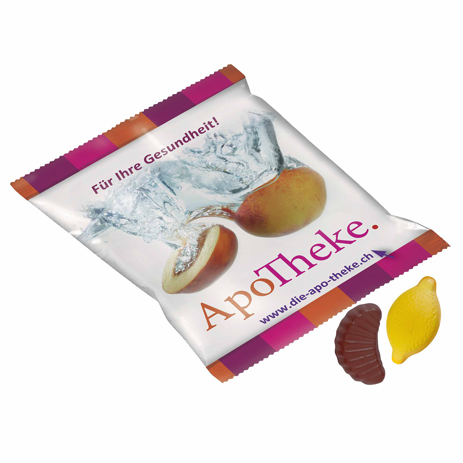 Vruchtengummies fruit bedrukken met logo