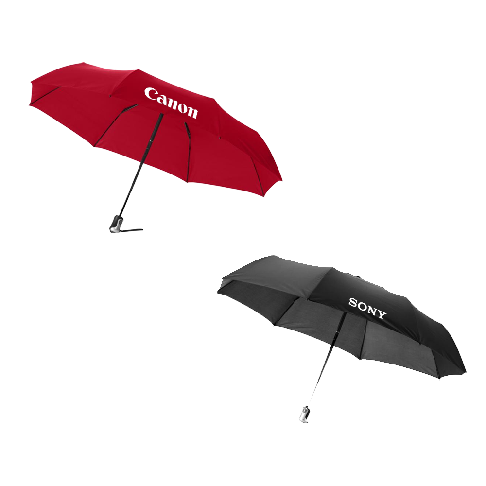 Bristol opvouwbare automatische paraplu (Ø 98 cm) bedrukken met logo