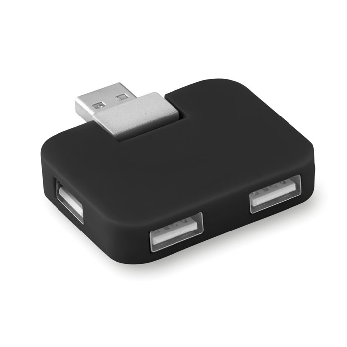 USB hub 4 poorten bedrukken met logo
