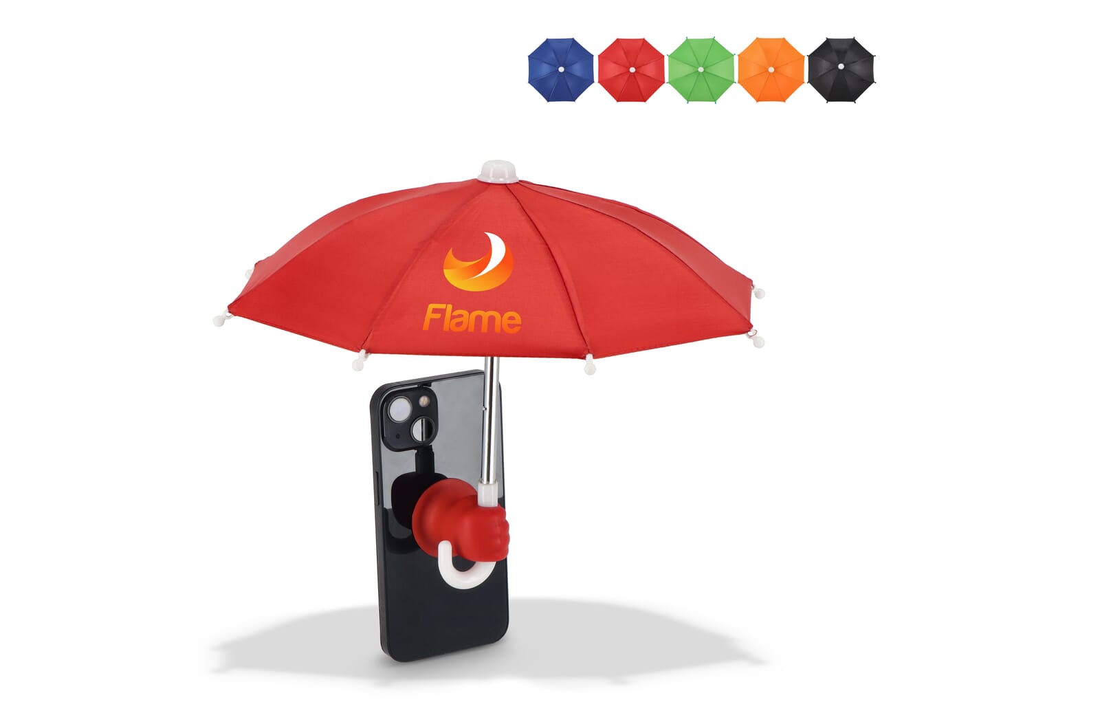 Telefoonparaplu met zuignaphouder  bedrukken met logo