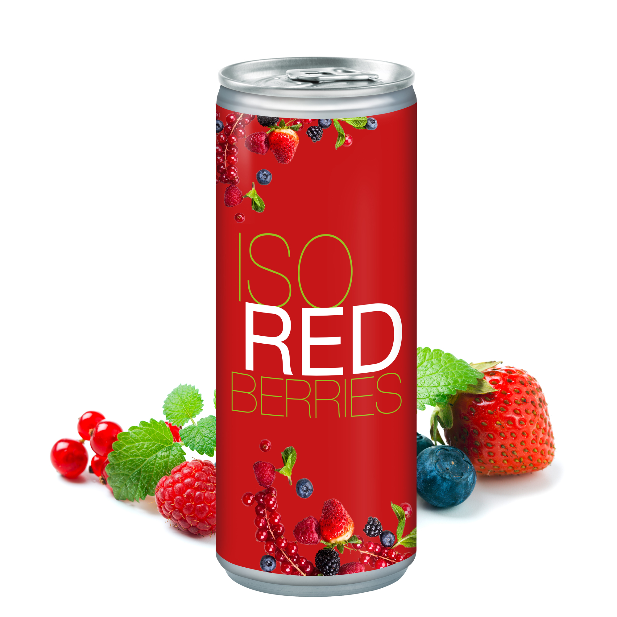Iso Drink Redberries
Het sportieve
 bedrukken met logo