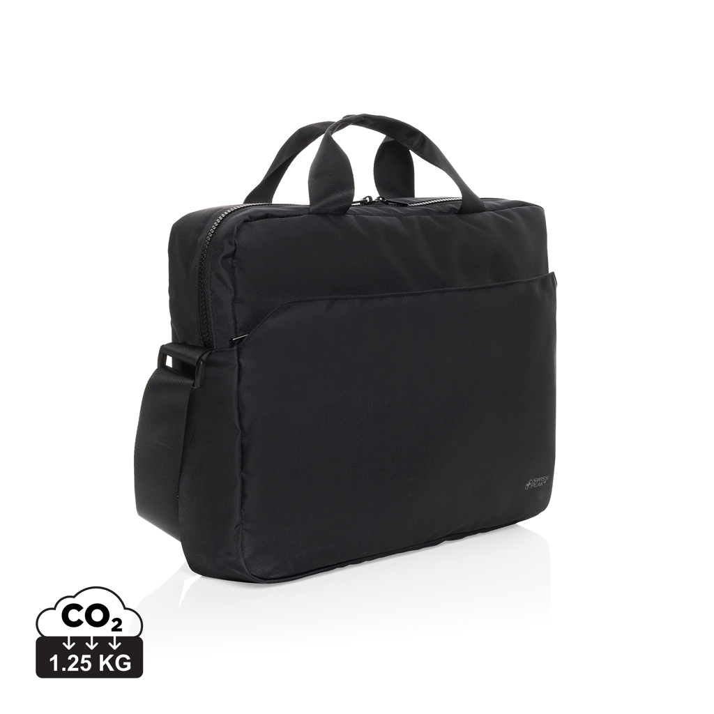 Swiss Peak Aware™ RPET Essential 15,6 inch laptop tas bedrukken met logo