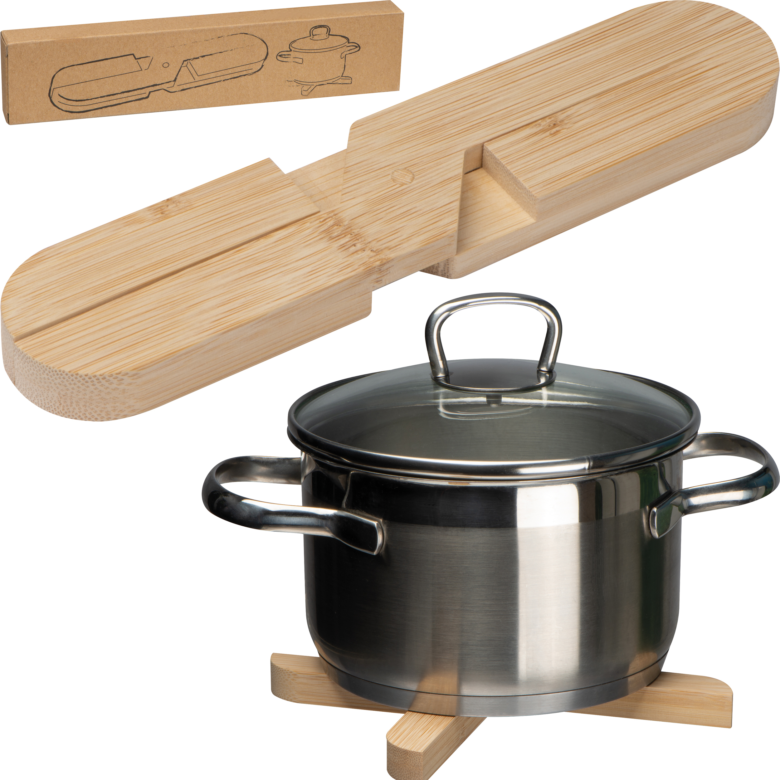 Ebenezer Uitklapbare onderzetter bedrukken met logo