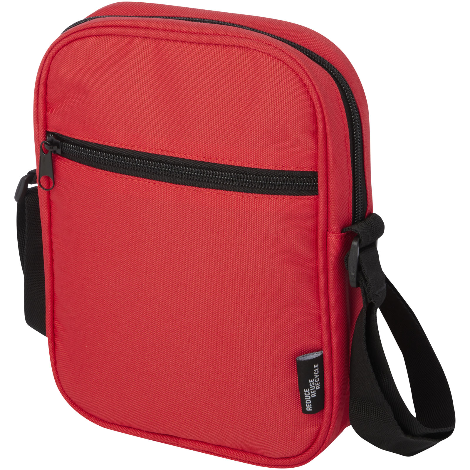Byron GRS gerecyclede crossbodytas 2 l bedrukken met logo