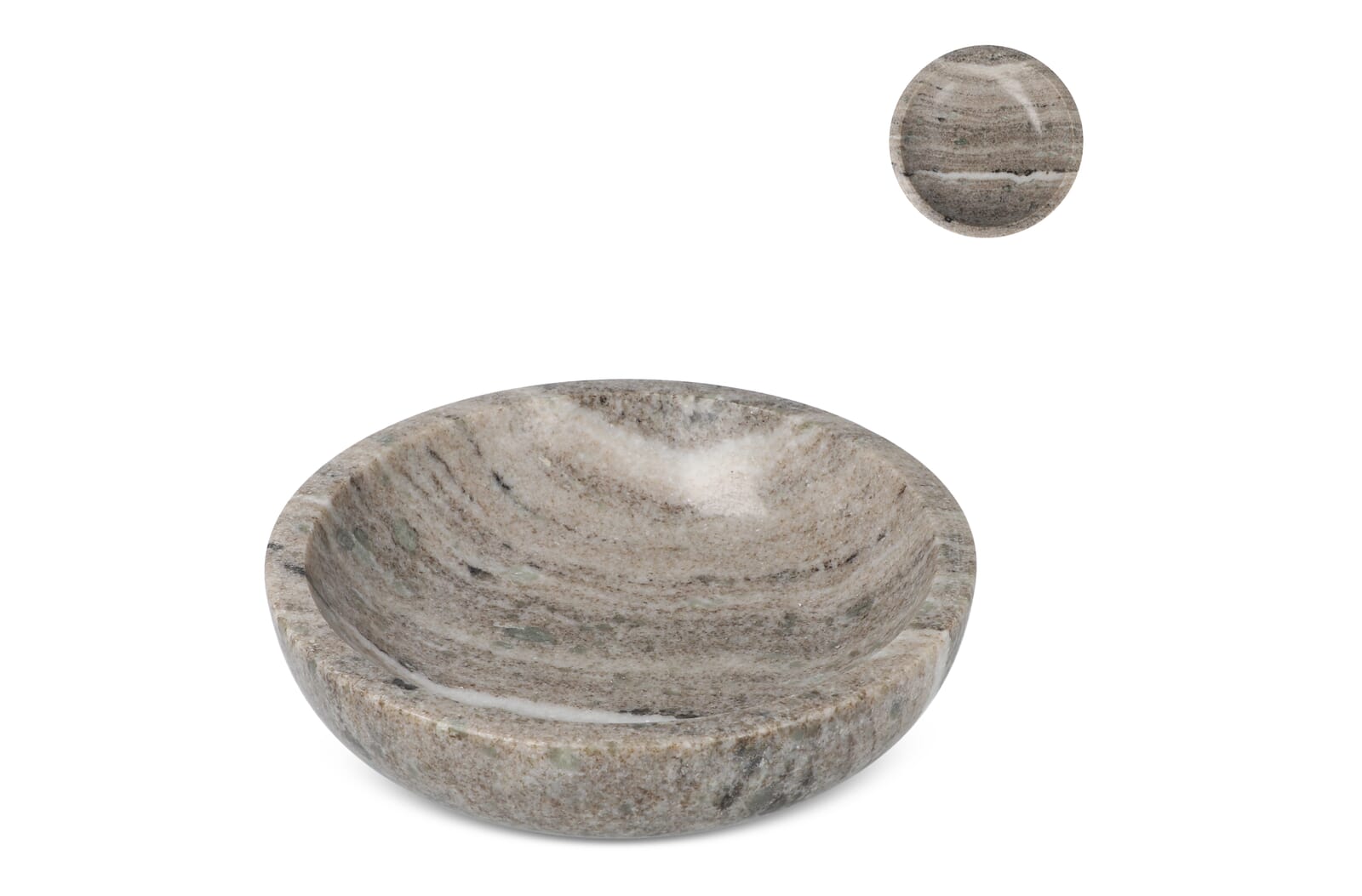 Sagaform Sten schaal van travertijnmarmer bedrukken met logo