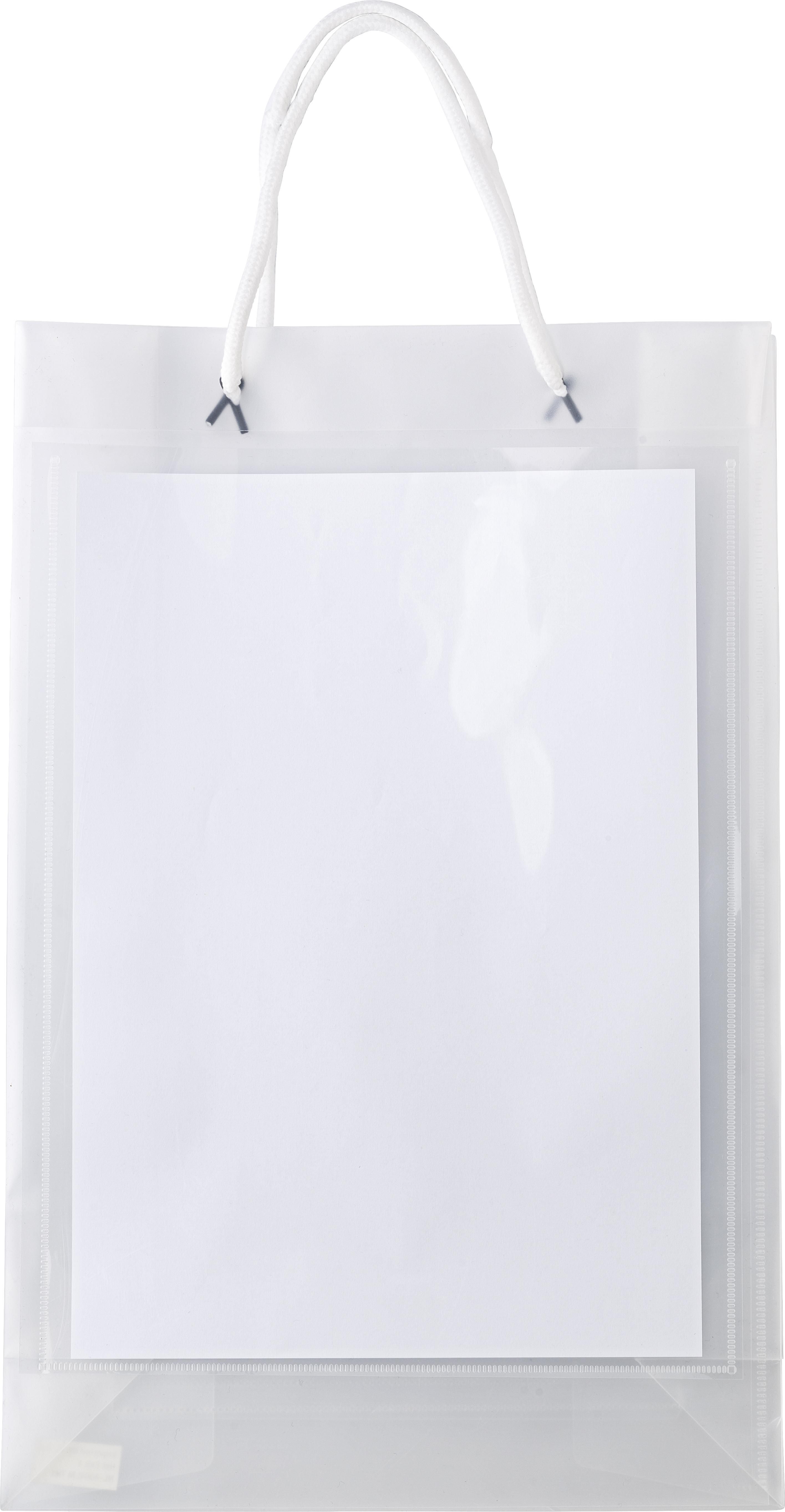 Rewa Transparante promotietas (A4) bedrukken met logo