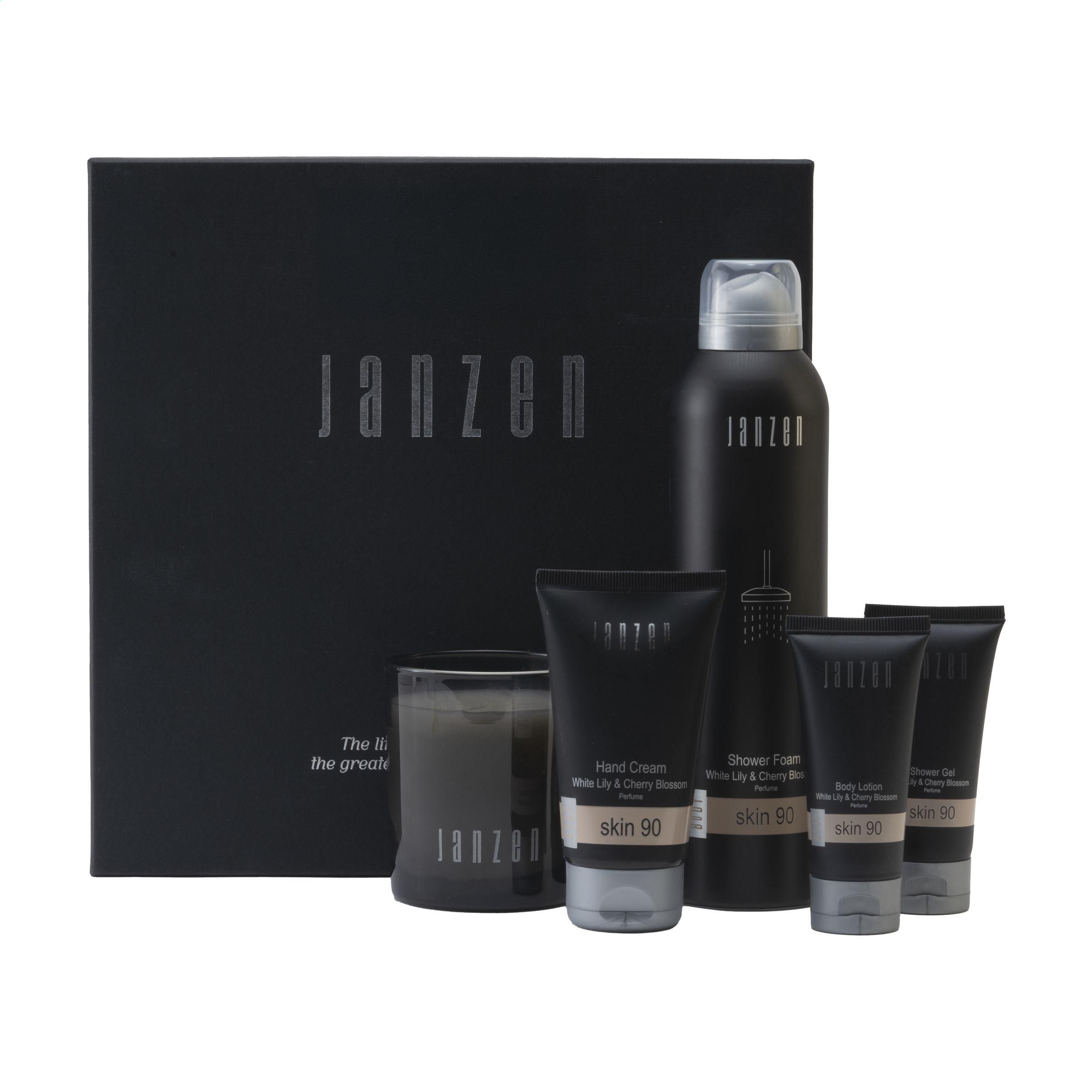 Janzen Gift Set M Skin 90 bedrukken met logo
