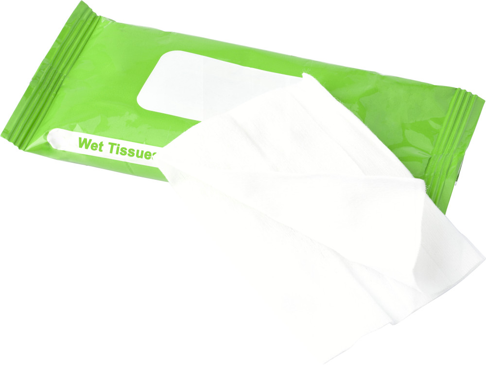 WetWipes vochtige doekjes (10 stuks) bedrukken met logo