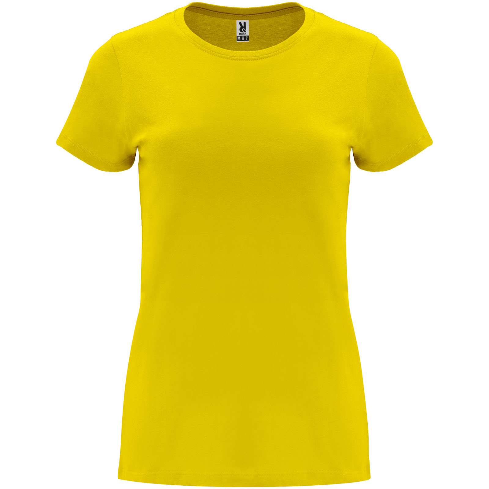 Capri damesshirt met korte mouwen bedrukken met logo
