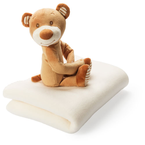 Pamplona fleece deken bedrukken met logo