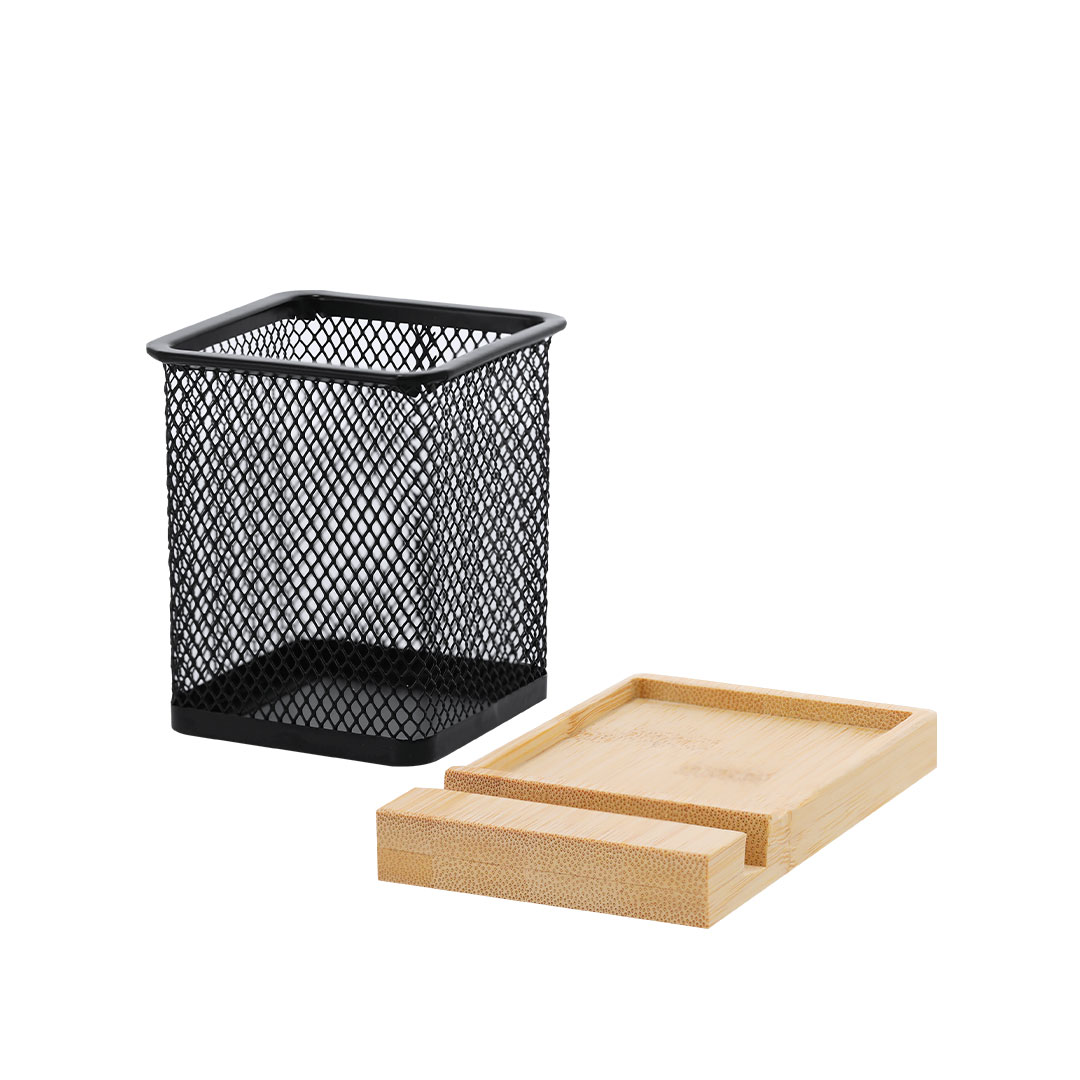 Pennenbakje Houder Manish bedrukken met logo