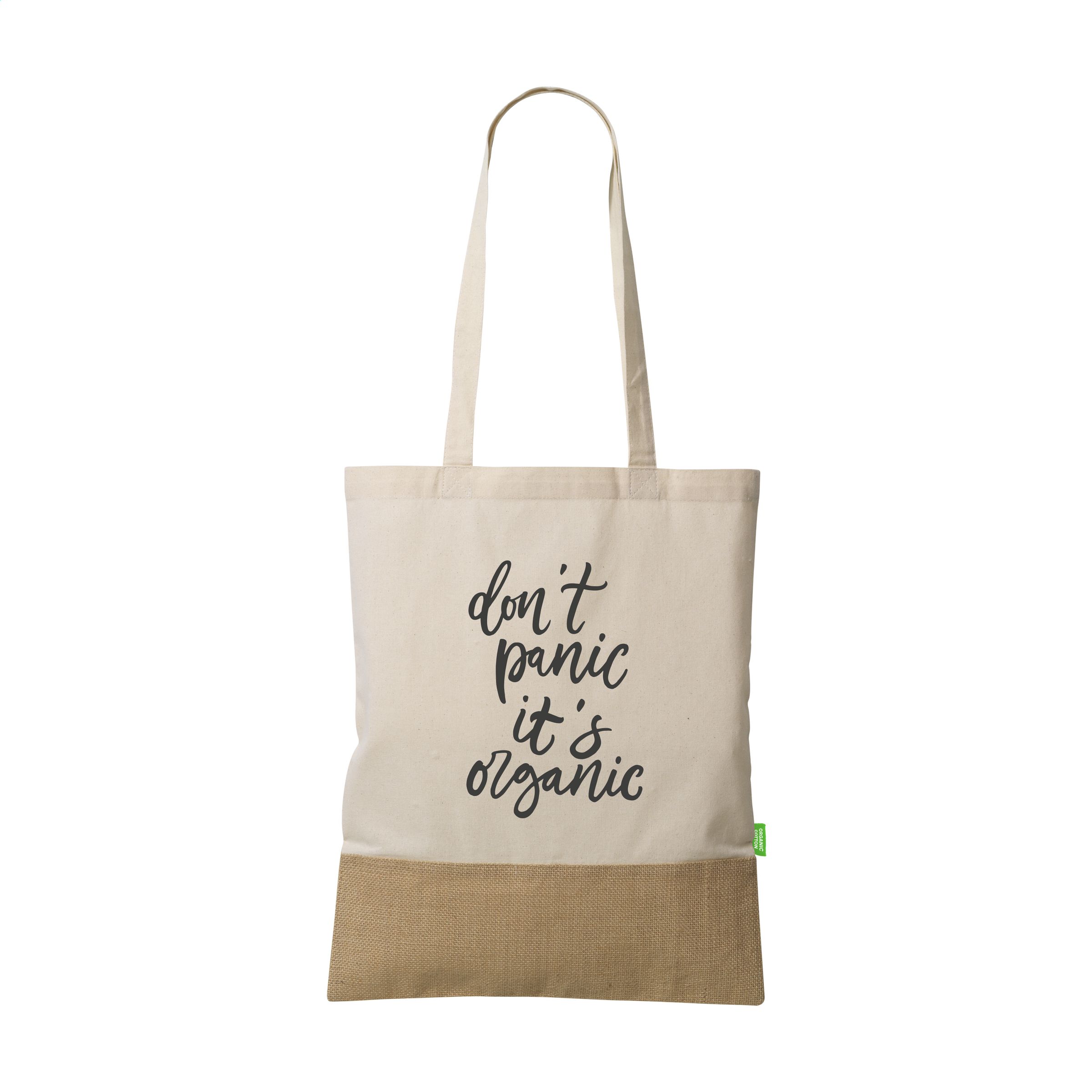 Combi Organic Shopper (160 g/m²) tas bedrukken met logo