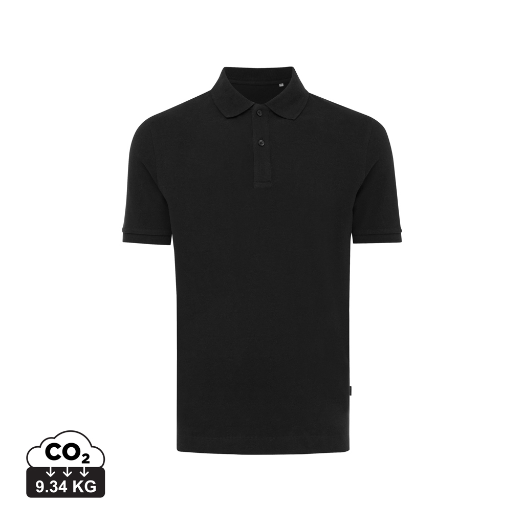 Iqoniq Yosemite gerecycled katoen pique polo bedrukken met logo