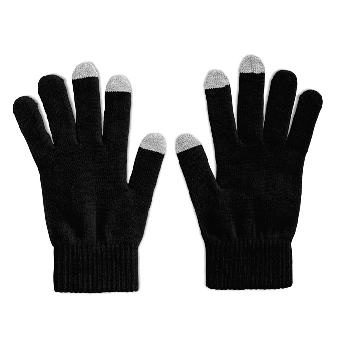 Handschoenen voor smartphones bedrukken met logo