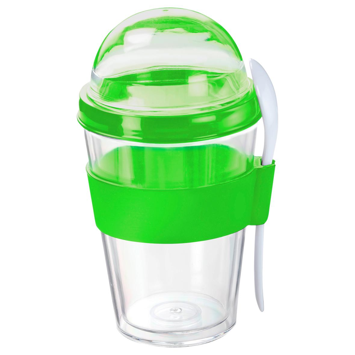 GoodLife Ontbijtbeker Met Lepel bedrukken met logo