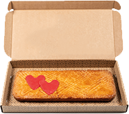 Brievenbus Liefdes Boterkoek bedrukken met logo