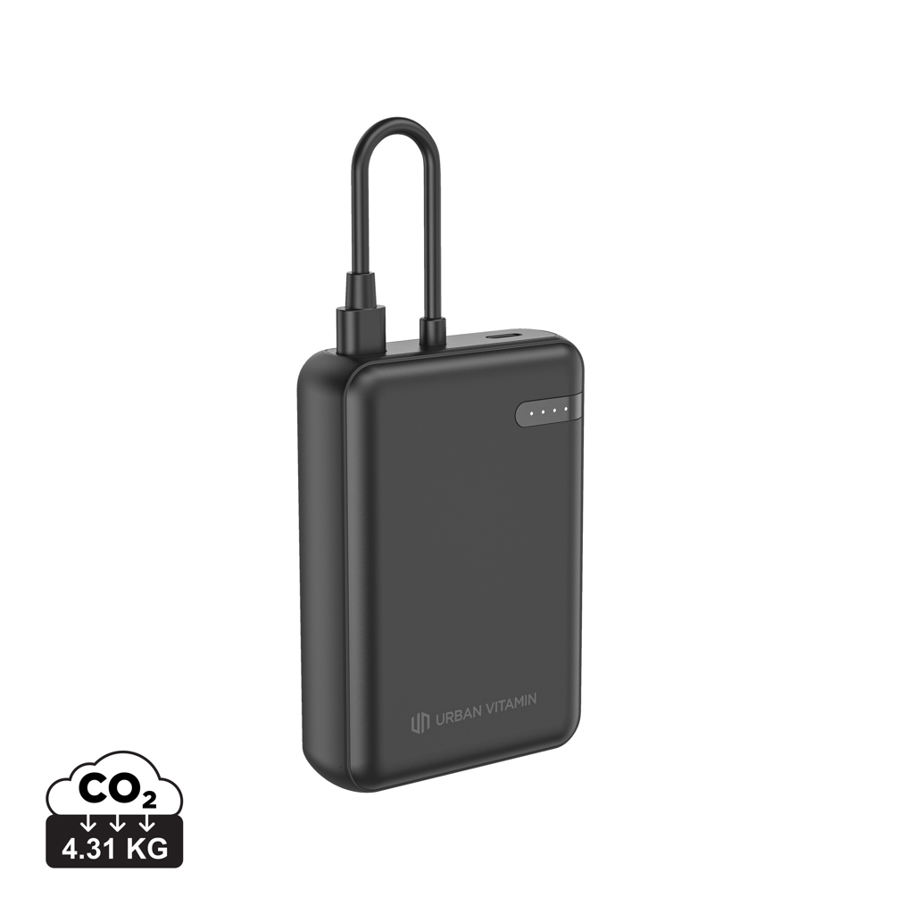 Urban Vitamin Fullerton RCS recycled 10.000 20W PD powerbank bedrukken met logo