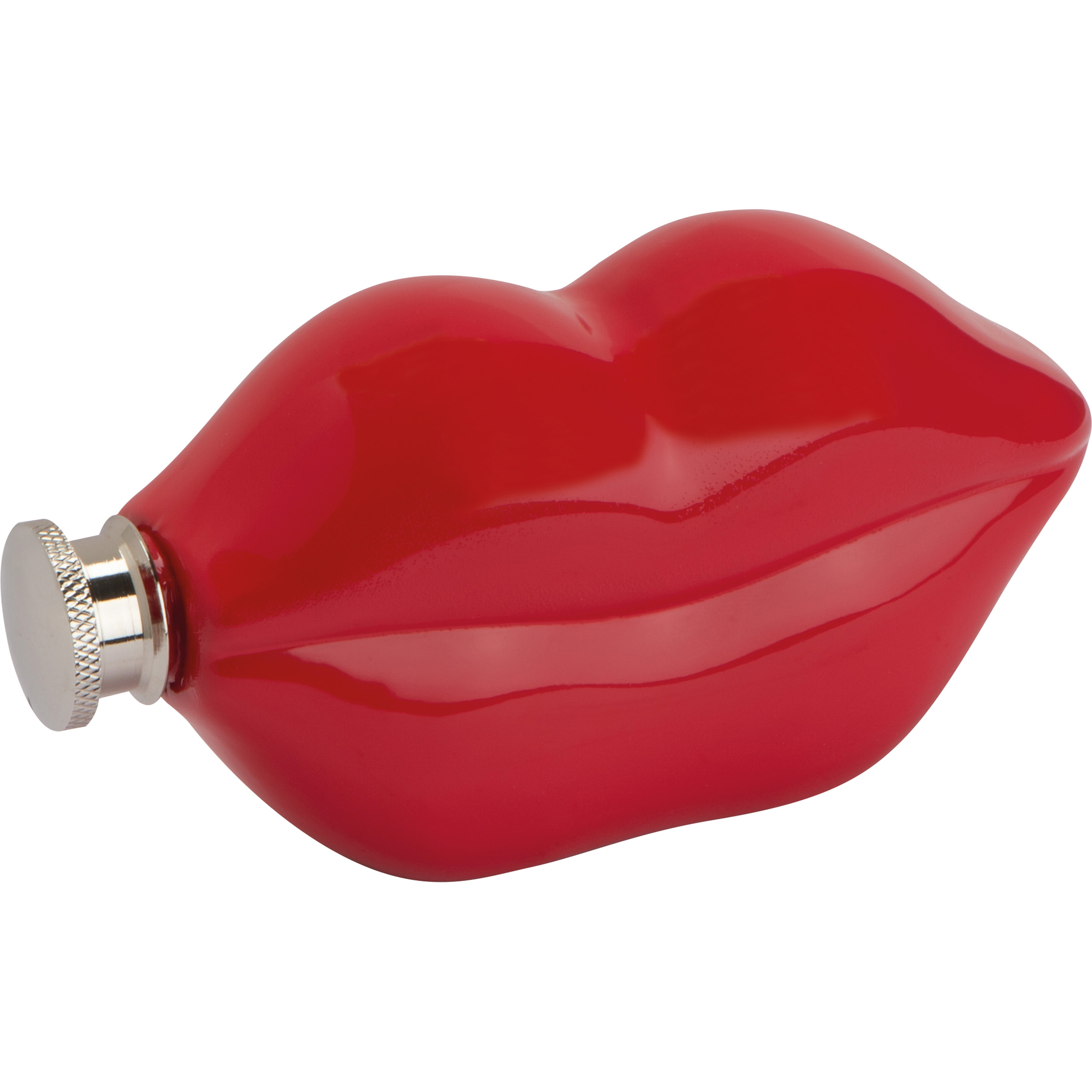 Schaps heupfles lippen (178 ml) bedrukken met logo