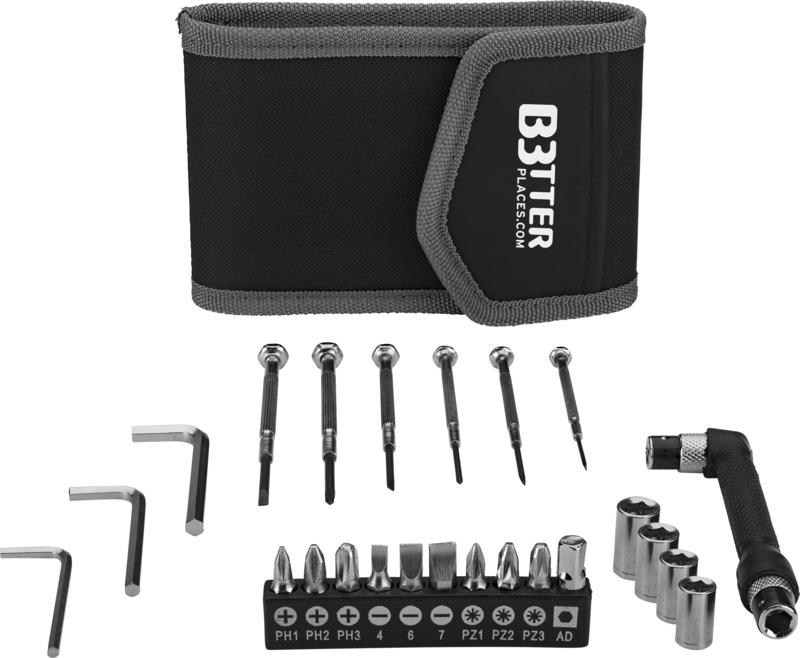 HandyMan Pocket 24-delige gereedschapsset bedrukken met logo