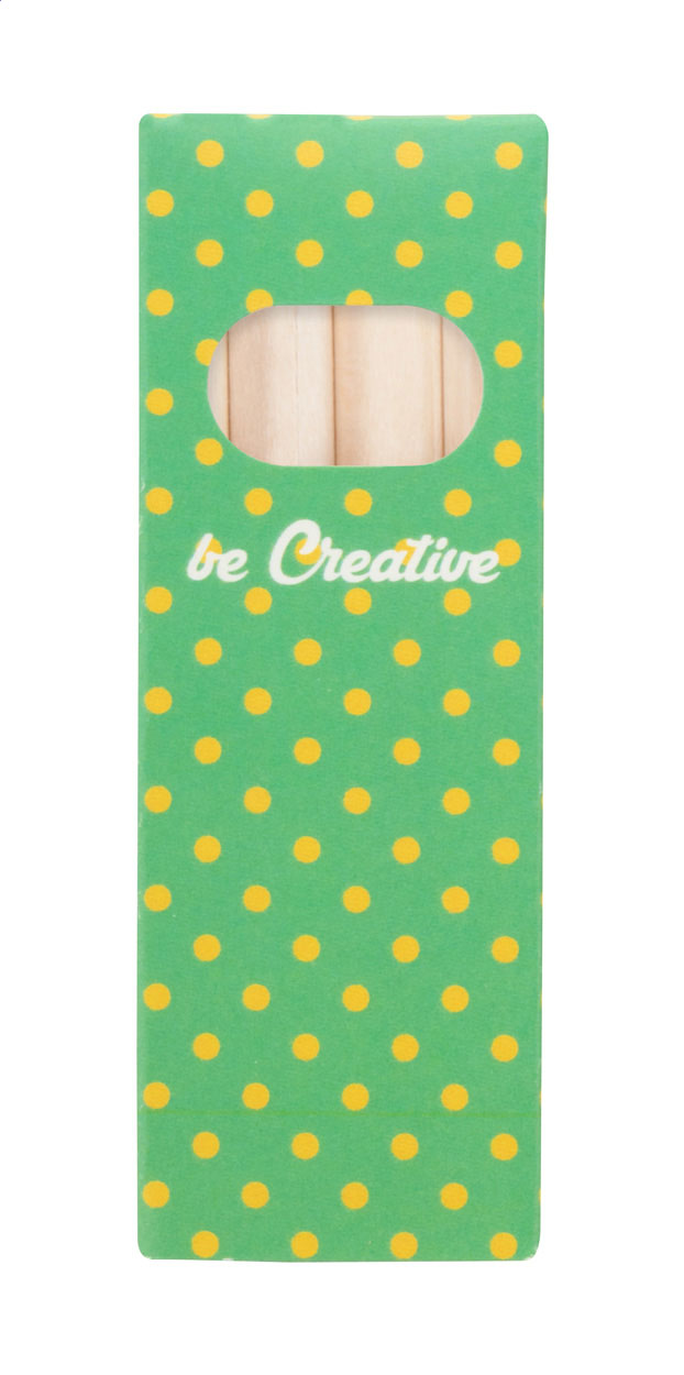 custom made 4-delige potloodset bedrukken met logo