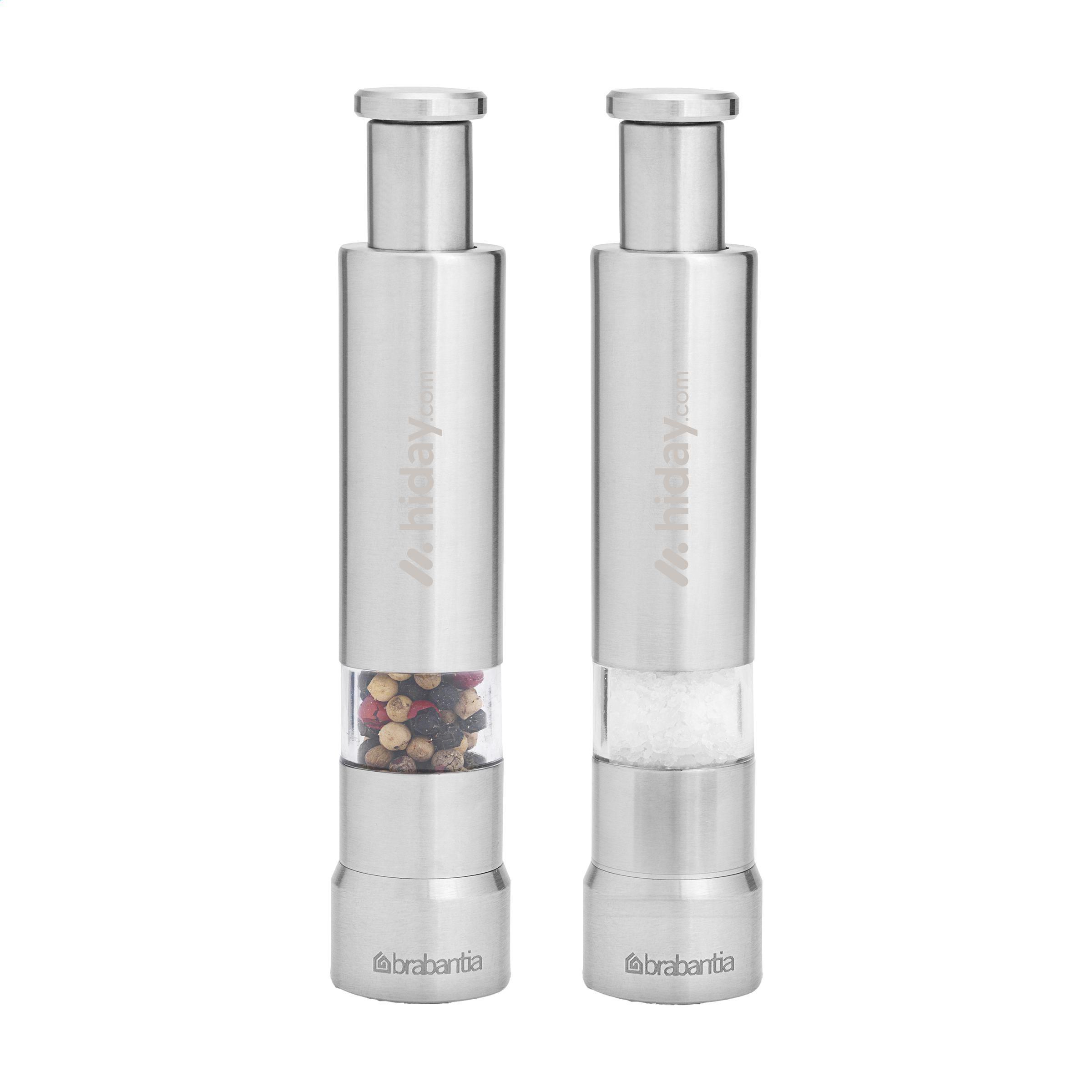 Brabantia Profile Zout- en Pepermolen bedrukken met logo